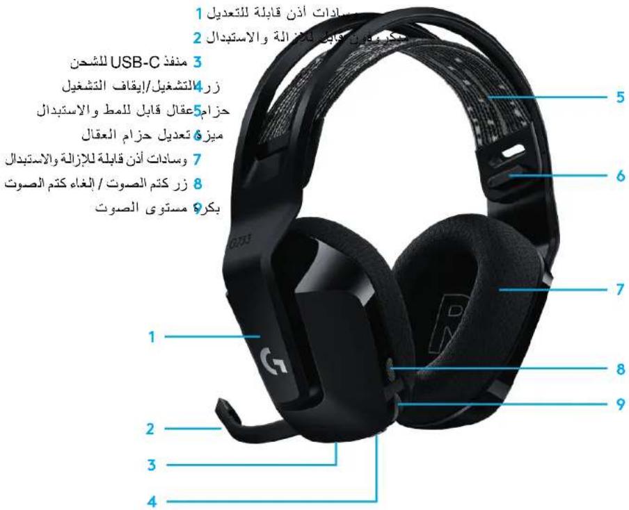 LOGITECH G733 Lightspeed - زات ١٠٠ مه ي - 1