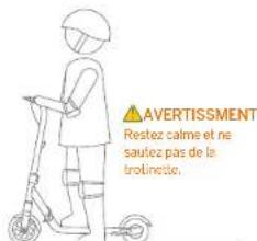 AVERTISSMENT Restez calme et ne sautez pas de la trolinette,
