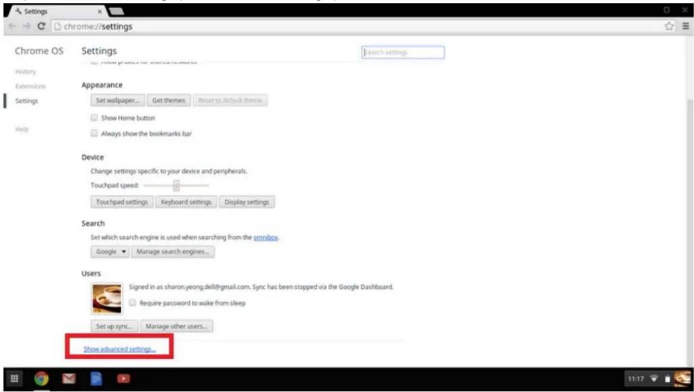 DELL Chromebook 3100 - Kontrol af netværksstatus - 5