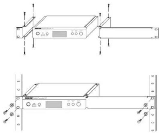 SHURE P3R - Montaggio su rack - 1