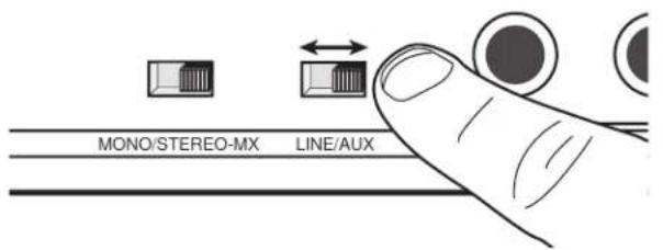 MONO/STEREO-MX LINE/AUX