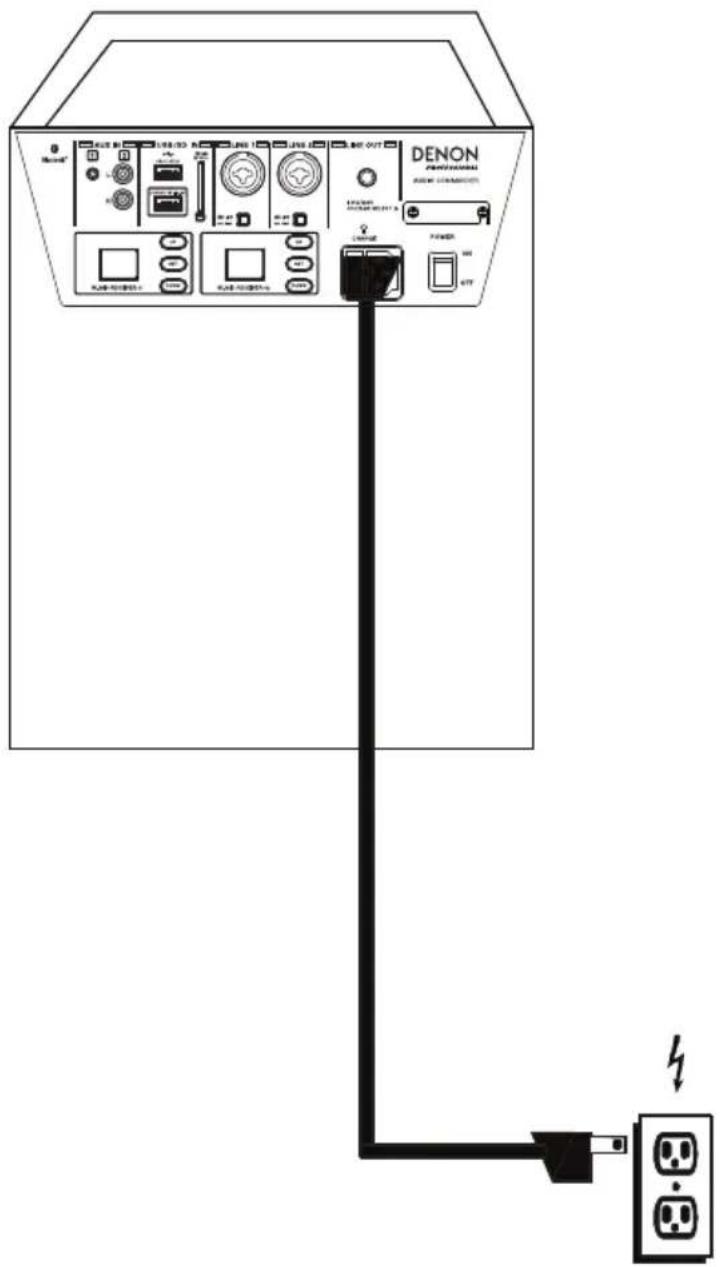 DENON Audio Commander - Instalación del micrófono con auriculares - 2