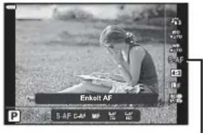 OLYMPUS PEN E-PL10 - Valg af fokusering ( AF Funktion) - 1