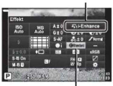 OLYMPUS PEN E-PL10 - Justering af i-Enhance-effekter (Effekt) - 1