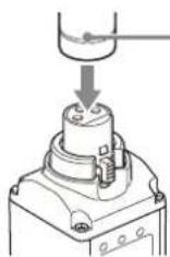 SONY UTX-M40 - Attaching accessories to the plug-on transmitter (UTX-P40) - 1
