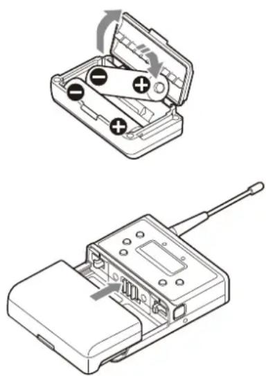 SONY UTX-M40 - Body-pack transmitter (UTX-B40) / portable diversity tuner (URX-P40/P41D) - 2