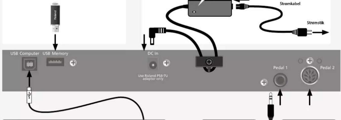 ROLAND FP-30 - USB Memory Port - 1