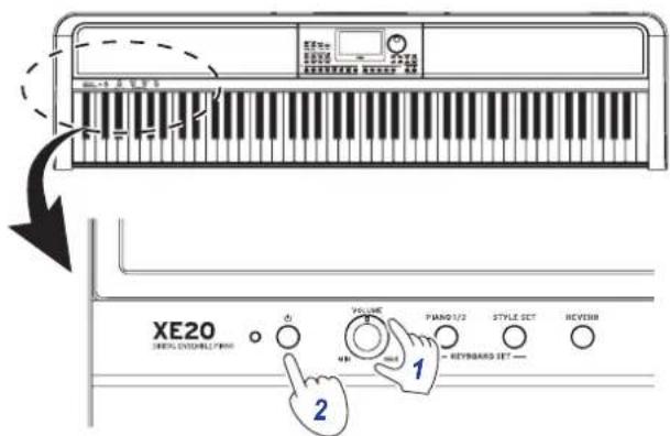 XE20 INTEL BUTTON/1/PMI Φ VOLUME PIANO 1/2 STYLE SET REVIEW 1 2