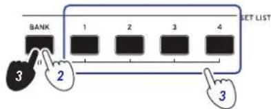 KORG XE20 - Saving the set list (WRITE) - 1