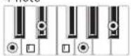 KORG XE20 - List of chords recognized - 23