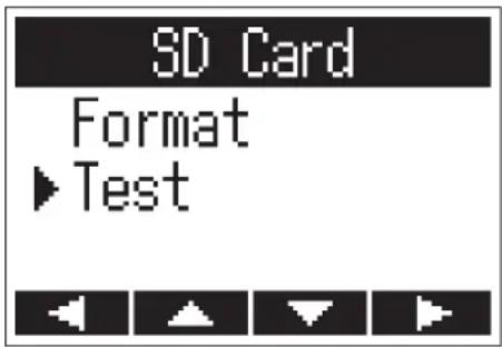 SD Card Format ► Test