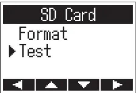 SD Card Format ►Test