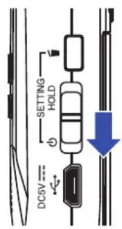 SETTING HOLD DC5V =