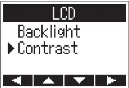 LCD Backlight ►Contrast