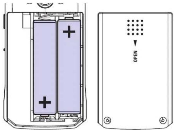 ZOOM H1n - Using batteries - 2