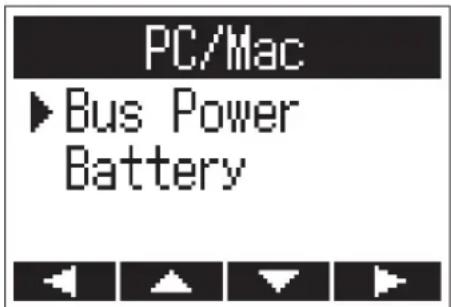 PC/Mac ►Bus Power Battery