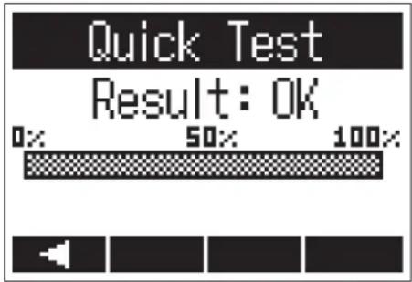 Quick Test Result: OK 0% 50% 100%