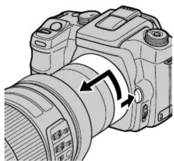 SONY SAL20TC - To remove the teleconverter - 1