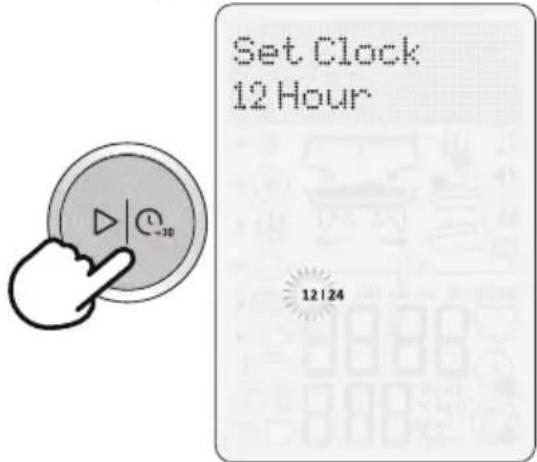 Set Clock 12 Hour 12/24