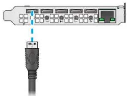 MATROX QuadHead2Go Q155 - Connect your HDMI source - 1