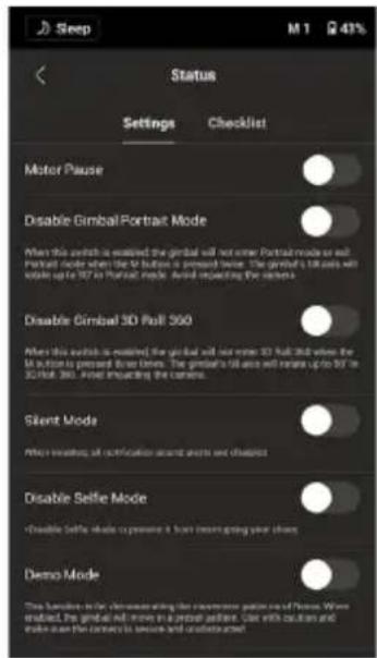 DJI RSC 2 - Status - 1