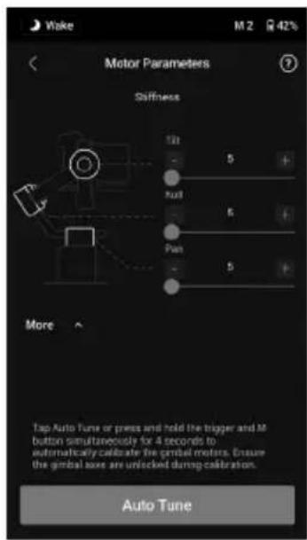 DJI RSC 2 - Motorparametre - 1