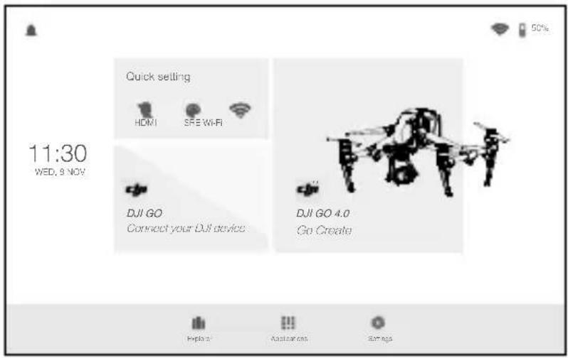 DJI CrystalSky - Приложение DJI GO/GO 4 - 1
