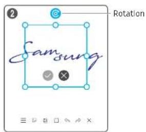 2 Rotation Samsung ✓ X ≡ P Q S A X