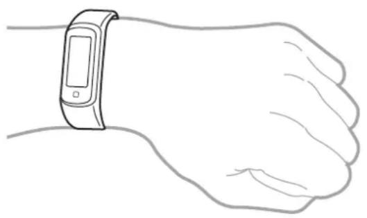 SAMSUNG Galaxy Fit 2 - Sådan tager du Galaxy Fit2 på - 1
