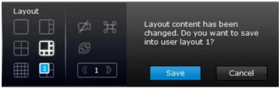 Layout Layout content has been changed. Do you want to save into user layout 1? Save Cancel