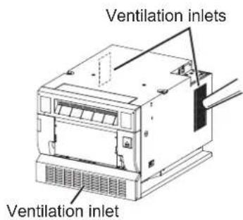 Ventilation inlets Ventilation inlet