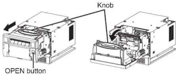 Knob OPEN button