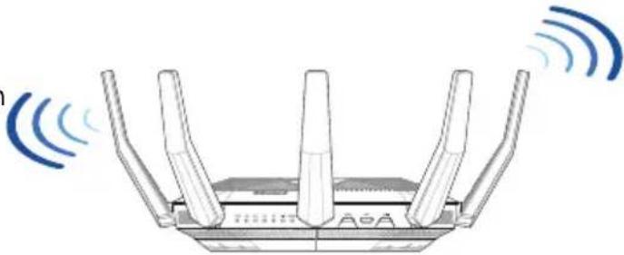 ASUS RT-AX89X - Placez le routeur Wi-Fi - 1