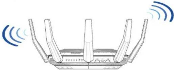 ASUS RT-AX89X - Расположение беспроводного роутера - 1