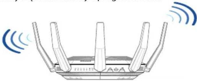 ASUS RT-AX89X - Pozycjonowanie routera - 1