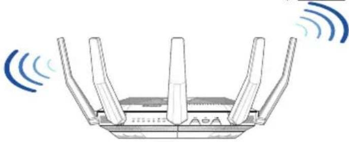 ASUS RT-AX89X - Uw draadloze router plaatsen - 1
