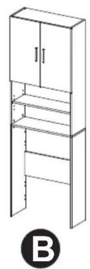 Livarno Lux IAN 270109 - Washing machine cabinet - 3