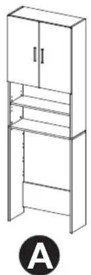 Livarno Lux IAN 279774 - Washing machine cabinet - 2