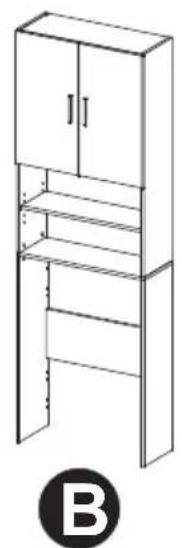 Livarno Lux IAN 279774 - Washing machine cabinet - 3