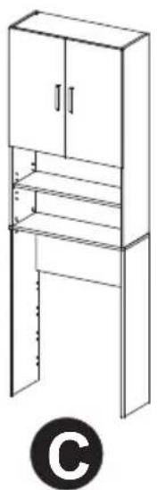Livarno Lux IAN 279774 - Washing machine cabinet - 4