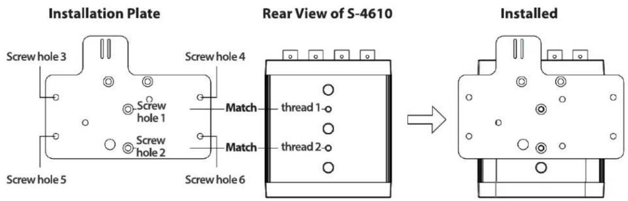 SWIT S-4610 - Installation Plate - 1
