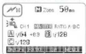 M Zoos 50mm CH1 MASTER RATIO A: B:C A: y64 +83 B: y128 C: y128 2m/CE-FI RA10 5p MCNU
