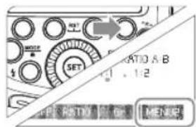 SET RATIO A B 1:1 1:2 MENUE