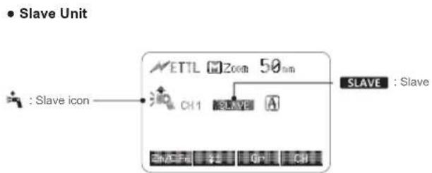 • Slave Unit : Slave icon NETTL M200m 50nm CH1 SLAVE SLAVE : Slave 2mA Fe #5 Qy CH