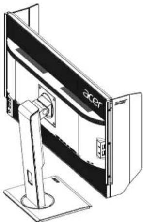 ACER PE320QK - Montering af skyggeskærmen - 6
