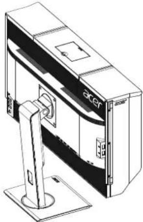 ACER PE320QK - Montering af skyggeskærmen - 8