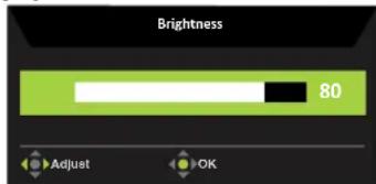 ACER PE320QK - Genvejsknap 2 (standard: Brightness (Lysstyrke)) - 1