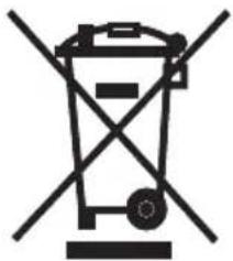 Symbol of a trash bin crossed with no text or labels