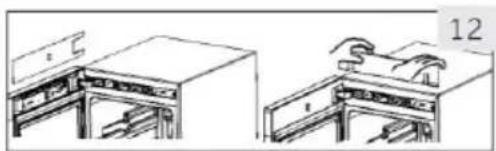 Line drawings of two kitchen appliances with no visible text or symbols