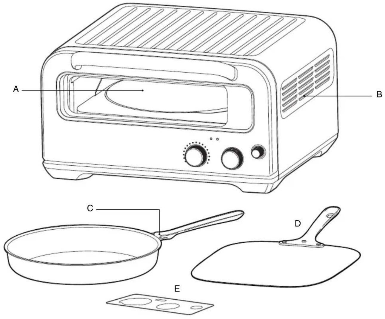 SAGE the Smart Oven Pizzaiolo BPZ820 - Komponenten - 1